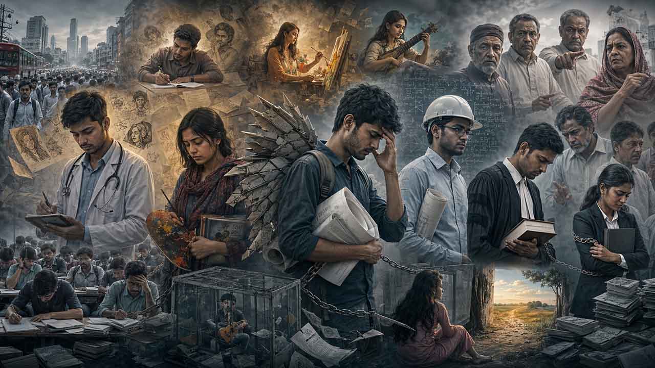 অনিচ্ছার ডিগ্রি—পরিবারের চাপে চাপা পড়া একটি প্রজন্মের প্রতিভার অপঘাত